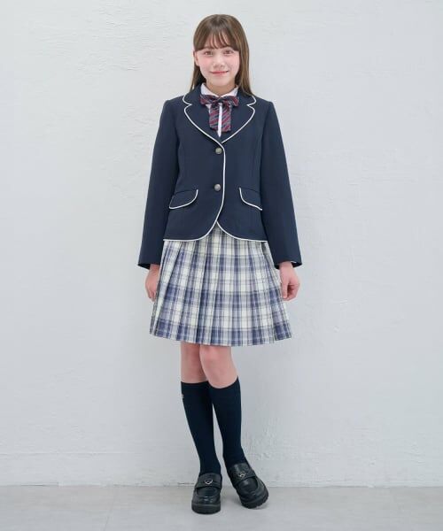 mezzo piano junior / メゾピアノジュニア ミニ・ひざ丈スカート | チェックプリーツスカート | 詳細10