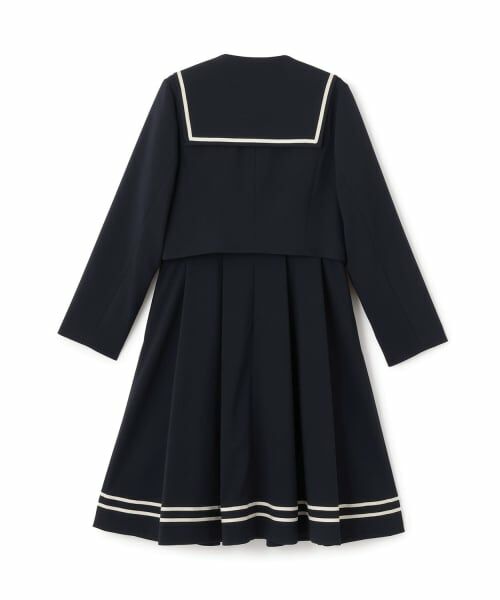 mezzo piano junior / メゾピアノジュニア セットアップ | セーラーショートジャケット&ジャンパースカートセット | 詳細1