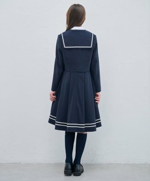 mezzo piano junior / メゾピアノジュニア セットアップ | セーラーショートジャケット&ジャンパースカートセット | 詳細17