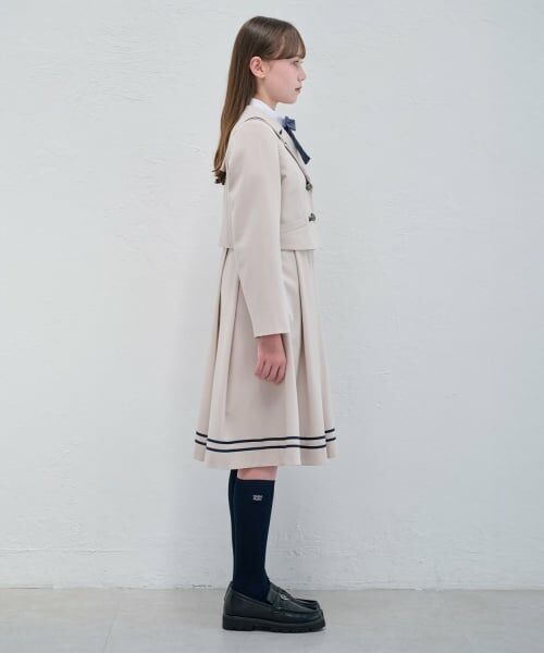 mezzo piano junior / メゾピアノジュニア セットアップ | セーラーショートジャケット&ジャンパースカートセット | 詳細18