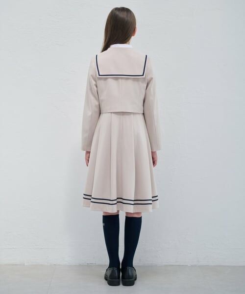 mezzo piano junior / メゾピアノジュニア セットアップ | セーラーショートジャケット&ジャンパースカートセット | 詳細19
