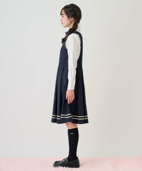 mezzo piano junior / メゾピアノジュニア セットアップ | セーラーショートジャケット&ジャンパースカートセット | 詳細23