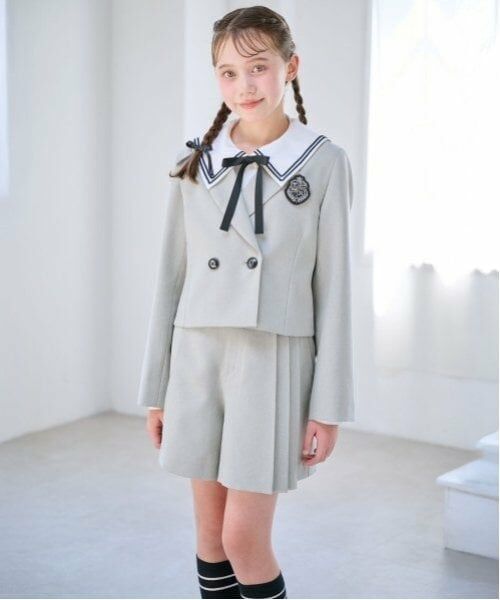 mezzo piano junior / メゾピアノジュニア ドレス | ショートジャケット&ショートパンツセット | 詳細20