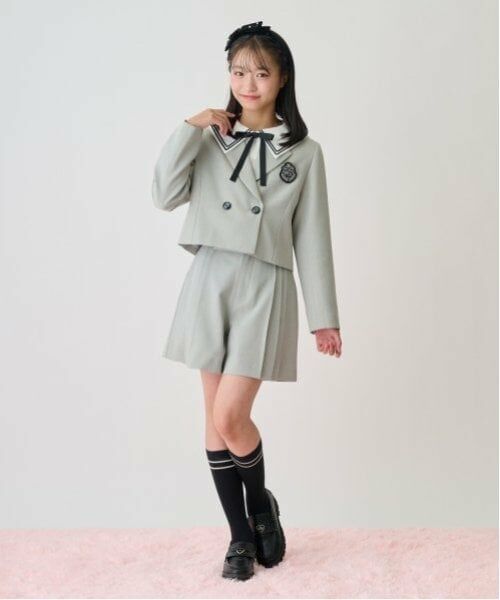 mezzo piano junior / メゾピアノジュニア ドレス | ショートジャケット&ショートパンツセット | 詳細24