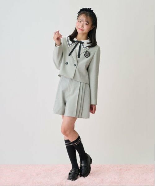 mezzo piano junior / メゾピアノジュニア ドレス | ショートジャケット&ショートパンツセット | 詳細25