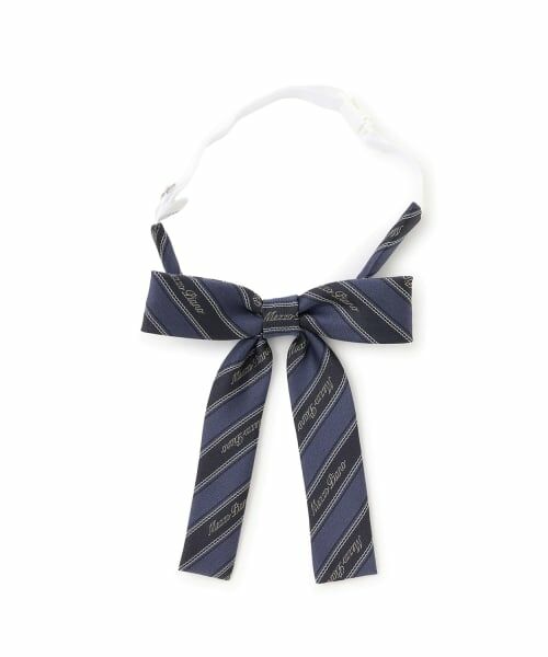 mezzo piano junior / メゾピアノジュニア ネクタイ | レジメンタル柄リボンタイ | 詳細5