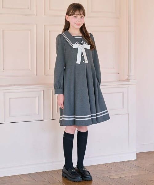 mezzo piano junior / メゾピアノジュニア ソックス | 細リブハイソックス | 詳細11