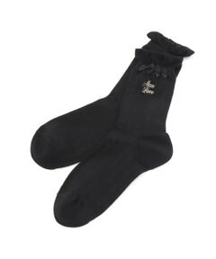 mezzo piano junior / メゾピアノジュニア ソックス | フリルリボンソックス