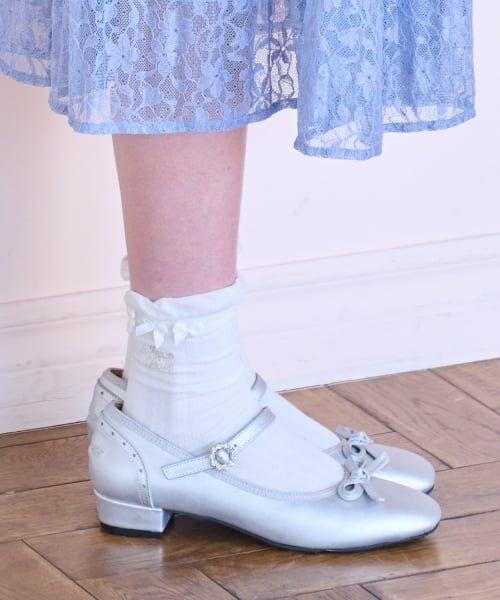 mezzo piano junior / メゾピアノジュニア ソックス | フリルリボンソックス | 詳細7