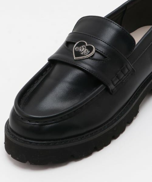 mezzo piano junior / メゾピアノジュニア ビジネス・ドレスシューズ | ハートプレートローファー | 詳細3