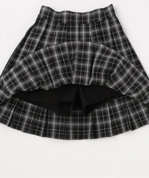 mezzo piano junior / メゾピアノジュニア ショート・ハーフ・半端丈パンツ | チェックプリーツスカパン | 詳細6