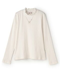 mezzo piano junior / メゾピアノジュニア Tシャツ | プチハイネック長袖Tシャツ