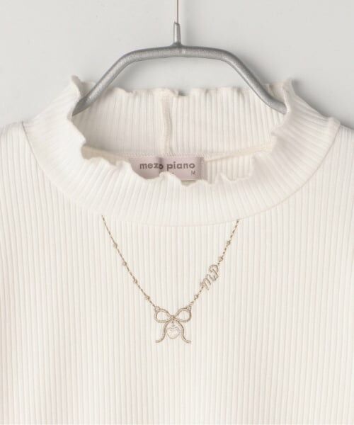 mezzo piano junior / メゾピアノジュニア Tシャツ | プチハイネック長袖Tシャツ | 詳細2