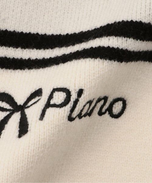 mezzo piano junior / メゾピアノジュニア ニット・セーター | ロゴジャカードニット | 詳細5