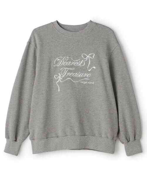 mezzo piano junior / メゾピアノジュニア スウェット | ゆったりトレーナー（ライト グレー）