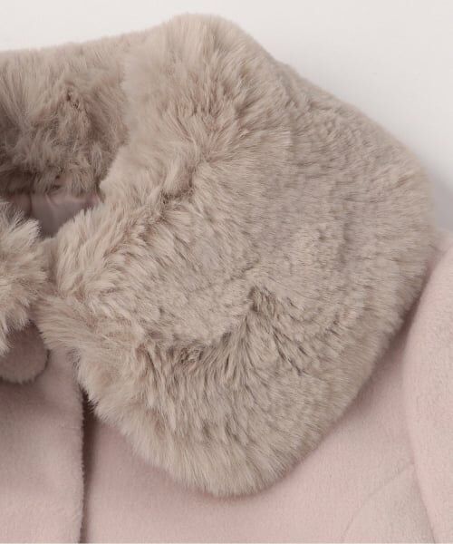 mezzo piano junior / メゾピアノジュニア その他アウター | ティペットつきコート | 詳細3