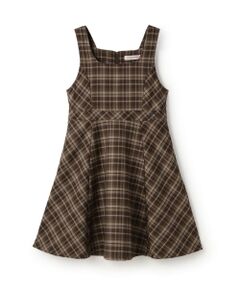 mezzo piano junior / メゾピアノジュニア ミニ丈・ひざ丈ワンピース | フレアージャンパースカート