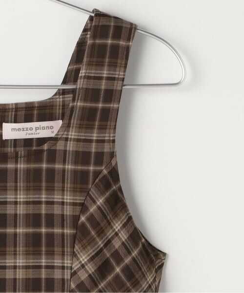 mezzo piano junior / メゾピアノジュニア ミニ丈・ひざ丈ワンピース | フレアージャンパースカート | 詳細3
