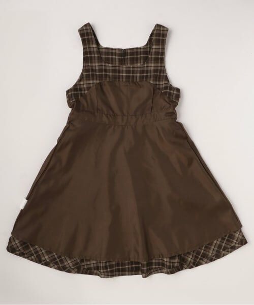 mezzo piano junior / メゾピアノジュニア ミニ丈・ひざ丈ワンピース | フレアージャンパースカート | 詳細8