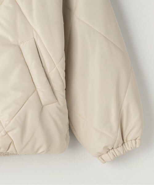 mezzo piano junior / メゾピアノジュニア ブルゾン | フェイクファーカラーキルティング中わたジャケット | 詳細6