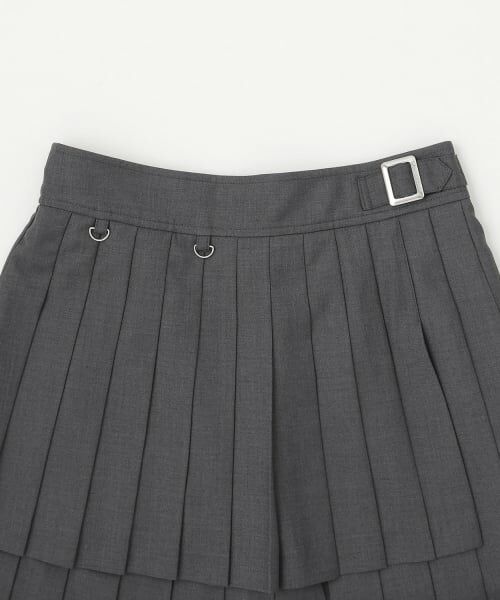 mezzo piano junior / メゾピアノジュニア ショート・ハーフ・半端丈パンツ | レターポーチつき3段プリーツスカパン | 詳細2