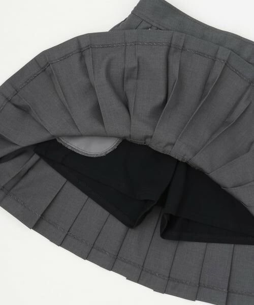 mezzo piano junior / メゾピアノジュニア ショート・ハーフ・半端丈パンツ | レターポーチつき3段プリーツスカパン | 詳細8