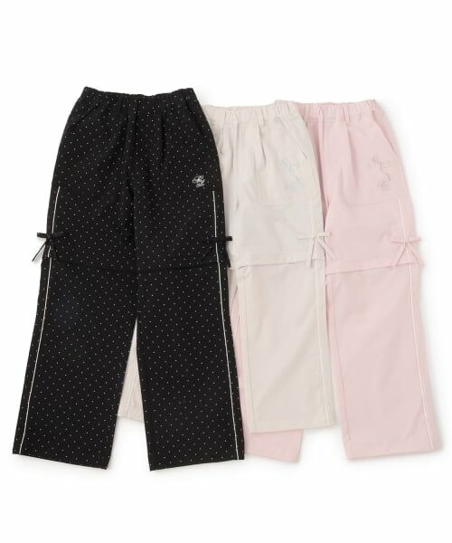 mezzo piano junior / メゾピアノジュニア その他パンツ | 予約/【吸水速乾】アソート柄２WAYパラシュートパンツ | 詳細11