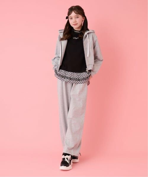 mezzo piano junior / メゾピアノジュニア その他パンツ | 【抗菌防臭】きらきらスウェットパンツ | 詳細17