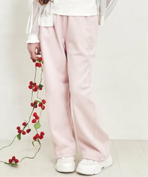 mezzo piano junior / メゾピアノジュニア その他パンツ | 【抗菌防臭】きらきらスウェットパンツ（ピンク）