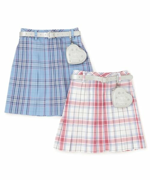 mezzo piano junior / メゾピアノジュニア ミニ・ひざ丈スカート | ラメベルトつきプリーツスカート | 詳細16