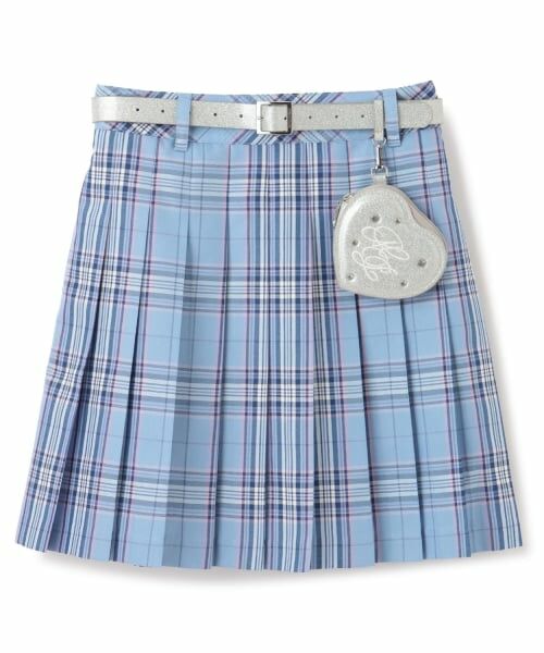 mezzo piano junior / メゾピアノジュニア ミニ・ひざ丈スカート | ラメベルトつきプリーツスカート | 詳細17