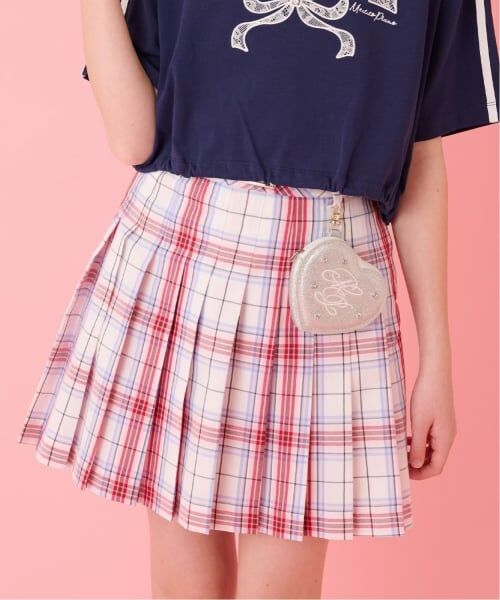 mezzo piano junior / メゾピアノジュニア ミニ・ひざ丈スカート | ラメベルトつきプリーツスカート | 詳細21