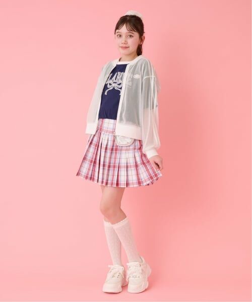 mezzo piano junior / メゾピアノジュニア ミニ・ひざ丈スカート | ラメベルトつきプリーツスカート | 詳細23