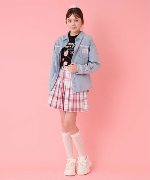 mezzo piano junior / メゾピアノジュニア ミニ・ひざ丈スカート | ラメベルトつきプリーツスカート | 詳細25