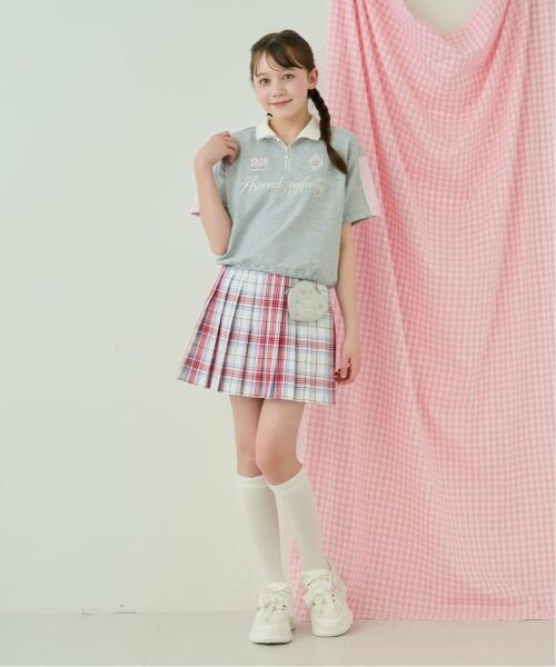 mezzo piano junior / メゾピアノジュニア ミニ・ひざ丈スカート | ラメベルトつきプリーツスカート | 詳細29