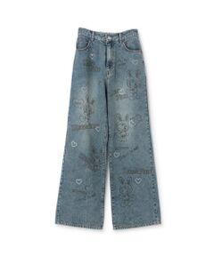 mezzo piano junior / メゾピアノジュニア その他パンツ | 【WEB限定】復刻ART♪ベリエちゃんキラキラデニムパンツ