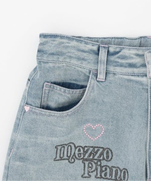 mezzo piano junior / メゾピアノジュニア その他パンツ | 【WEB限定】復刻ART♪ベリエちゃんキラキラデニムパンツ | 詳細5