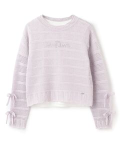 mezzo piano junior / メゾピアノジュニア ニット・セーター | ラメニット＆半袖Tシャツセット