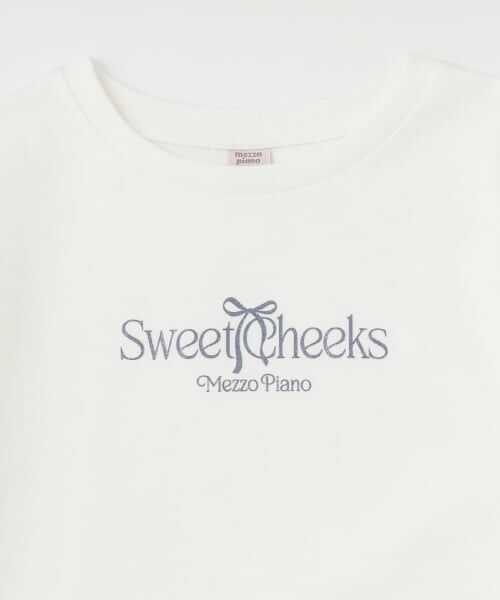 mezzo piano junior / メゾピアノジュニア ニット・セーター | ラメニット&半袖Tシャツセット | 詳細7