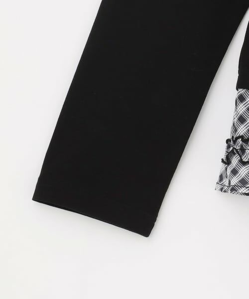 mezzo piano junior / メゾピアノジュニア Tシャツ | チョーカーつきレイヤード長袖Tシャツ | 詳細3