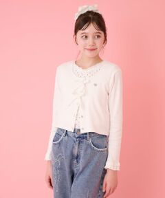 mezzo piano junior / メゾピアノジュニア カーディガン・ボレロ | カットソーカーディガン＆タンクトップセット