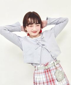 mezzo piano junior / メゾピアノジュニア カーディガン・ボレロ | カットソーカーディガン＆タンクトップセット