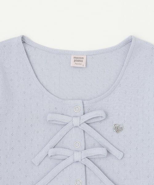 mezzo piano junior / メゾピアノジュニア カーディガン・ボレロ | カットソーカーディガン＆タンクトップセット | 詳細3