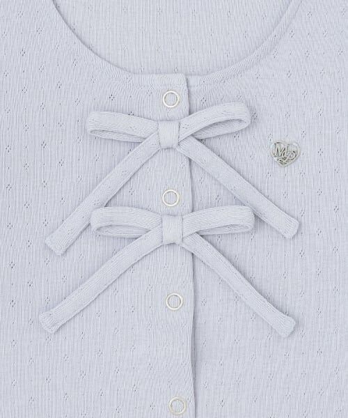 mezzo piano junior / メゾピアノジュニア カーディガン・ボレロ | カットソーカーディガン＆タンクトップセット | 詳細4