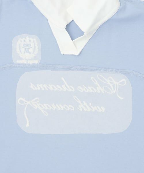 mezzo piano junior / メゾピアノジュニア Tシャツ | 袖レースユニホーム長袖Tシャツ | 詳細6