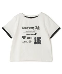 mezzo piano junior / メゾピアノジュニア Tシャツ | 予約/【接触冷感】ドットアップリケTシャツ