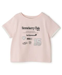 mezzo piano junior / メゾピアノジュニア Tシャツ | 予約/【接触冷感】ドットアップリケTシャツ