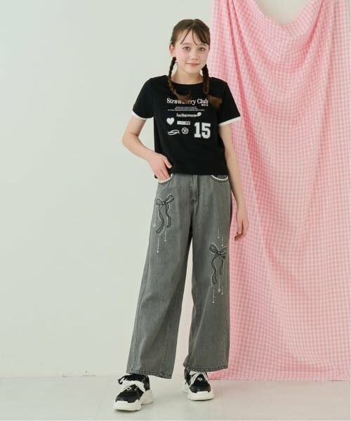 mezzo piano junior / メゾピアノジュニア Tシャツ | 【接触冷感】ドットアップリケTシャツ | 詳細17