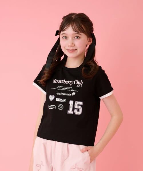 mezzo piano junior / メゾピアノジュニア Tシャツ | 【接触冷感】ドットアップリケTシャツ | 詳細18