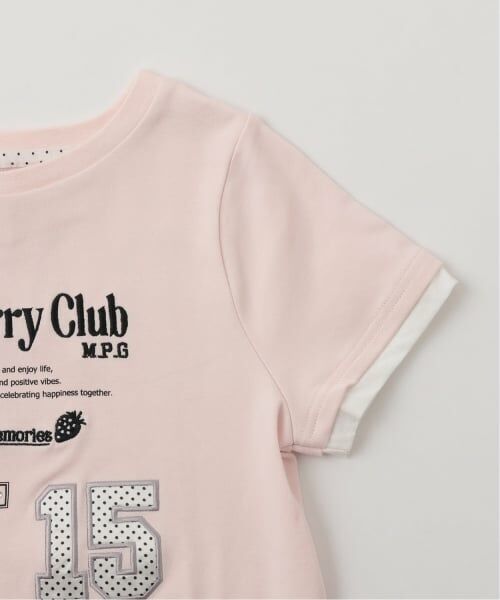 mezzo piano junior / メゾピアノジュニア Tシャツ | 予約/【接触冷感】ドットアップリケTシャツ | 詳細5